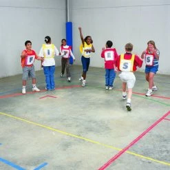 Speech Bin Sportime MatchMates With Mesh Pockets, Set Of 12, Red/Yellow