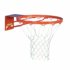 Bison Front Mount Double Rim, Nylon Net, 3/16 Inch Backboard