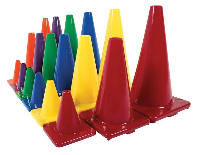 Poly Enterprises Classic Game Cones, 12 Inches, Set Of 6 1 Poly Enterprises Classic Game Cones, 12 Inches, Set Of 6