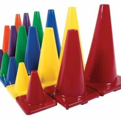 Poly Enterprises 6 Inch Classic Game Cones , Set Of 6