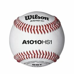 Wilson A1010 NFHS High-Quality Baseballs, Set Of 12