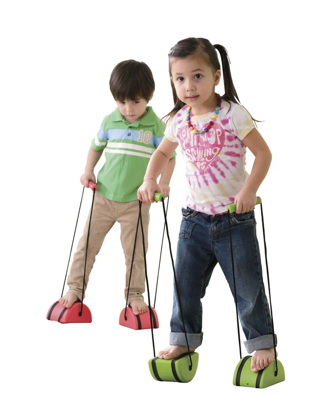 Weplay Stepping Stones-N-Stilt Set, 6-1/4 X 4-1/8 X 3-1/4 Inches, Plastic/Rubber Track, Set Of 3 1 Weplay Stepping Stones-N-Stilt Set, 6-1/4 X 4-1/8 X 3-1/4 Inches, Plastic/Rubber Track, Set Of 3