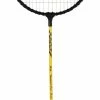 Sportime Yeller Steel-Strung Badminton Racquet, 26 Inches, Black/Yellow