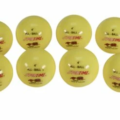 Sportime Inflatable Balls, Multi-Purpose, 4 Inches, Yellow, Pack Of 12