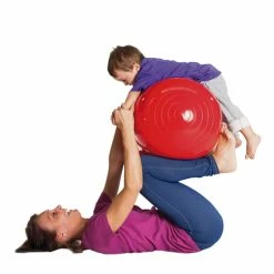 Gymnic Physio-Roll Fitness Ball, 34 Inch, Red, Each
