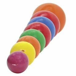 Gymnic Physio-Gymnic Balance Therapy Ball, Assorted Size, Assorted Color, Pack Of 11, Vinyl Heavy Duty