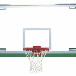 Bison Economy Short Basketball Backboard, 72 X 2-1/4 X 42 Inches Backboard, Glass Backboard