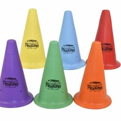 Sportime Split Top Super-Safe FlexiKones, 15 Inches, Set Of 6