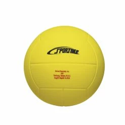 Sportime Coated Foam Volleyball, 7-1/2 Inches, Yellow