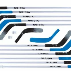 DOM Intermediate Vision Floor Hockey Stick Set, 45 Inches Blue/Black