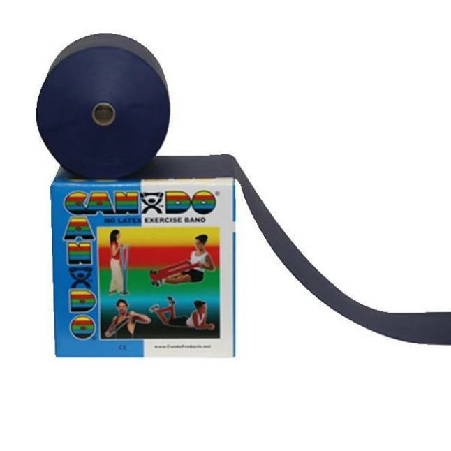 CanDo Latex Free Exercise Band, Heavy Resistance, 50 Yard Roll, Blue 1 CanDo Latex Free Exercise Band, Heavy Resistance, 50 Yard Roll, Blue