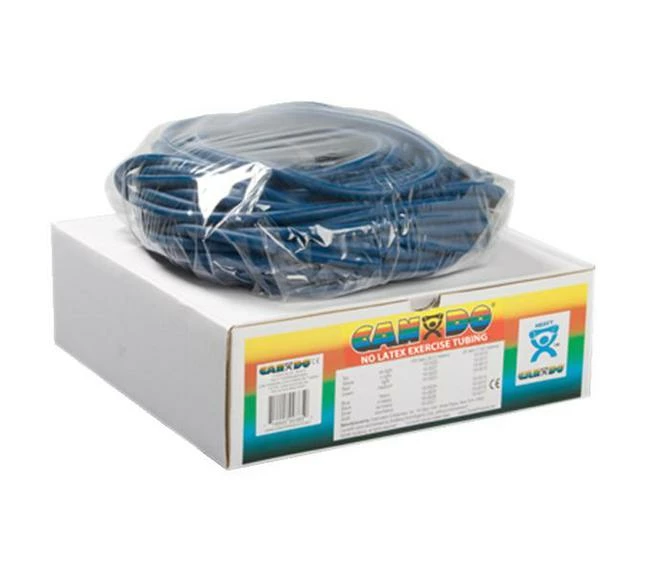 CanDo No-Latex Heavy Resistance Tube, 100 Feet, Blue