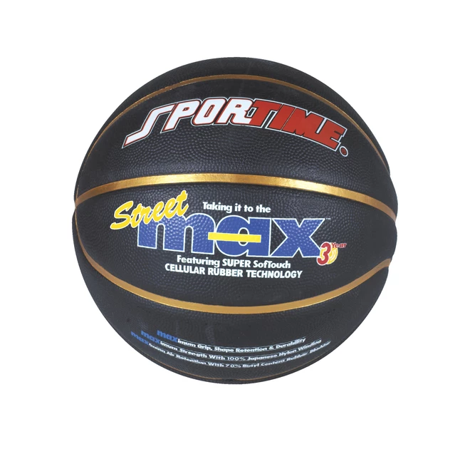 Sportime Men's 29-1/2 Inch StreetMax Basketball, Black