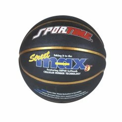 Sportime Junior StreetMax Basketball, 27-1/2 Inches, Black