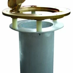 Jaypro Floor Sleeve With Hinged Cover, 10 X 3-1/2 In