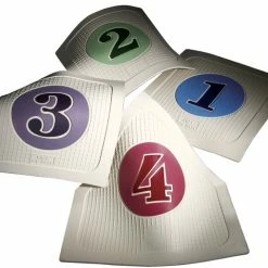 Poly Enterprises Giant Throwdown Bases, 16 X 16 Inches, Set Of 4