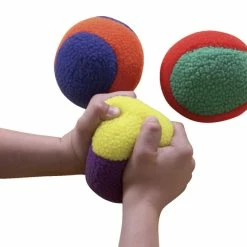 Sportime FleeceLight Stuff Activity Ball Set, 3-3/4 Inches, Assorted Color, Set Of 3