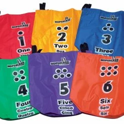 Sportime Large HopSackers, 13 X 13 X 30 Inches, Assorted Colors, Set Of 6
