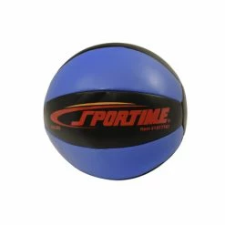 Sportime Strength Medicine Ball, 6-1/2 Pounds, 8 Inches, Blue And Black
