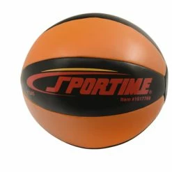 Sportime Strength Medicine Ball, 11 Pounds, 9-1/2 Inches, Orange And Black