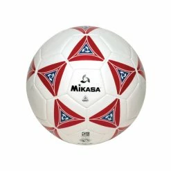 Mikasa No 3 Deluxe Cushioned Soccer Ball, Red/White/Blue