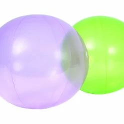 Sportime FingerLights Balls, 16 Inches, Green And Purple, Set Of 2