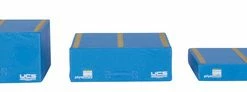 UCS INC UCS Plyo-Safe G2 Rectangular Plyo Block Set, 3/6/12/18/24 X 30 X 36 Inches, Dense Foam, Knife Coated Vinyl, Set Of 5