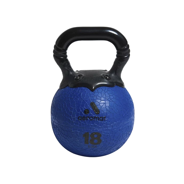 Aeromat Elite 18 Lb Kettlebell, Blue 1 Aeromat Elite 18 Lb Kettlebell, Blue