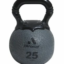 Aeromat Elite 25 Lb Kettlebell, Gray