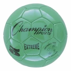 Champion Sports Champion Extreme Series Soccer Ball, Size 5, Green