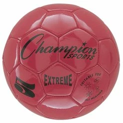 Champion Sports Champion Extreme Series Soccer Ball, Size 5, Red