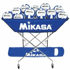 Mikasa Collapsible Hammock Ball Cart With Carry Bag, Royal Blue