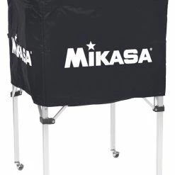 Mikasa Classic Collapsible Ball Cart With Carry Bag, Black