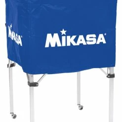 Mikasa Classic Collapsible Ball Cart With Carry Bag, Royal Blue