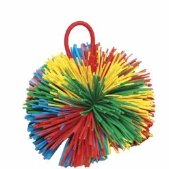 Sportime Rub-R-String Ball, 4-1/2 Inches, Multicolored