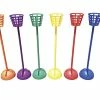 Pull Buoy Pull-Buoy Multi-Dome BasketToss, Set Of 6 Baskets And 6 Poles