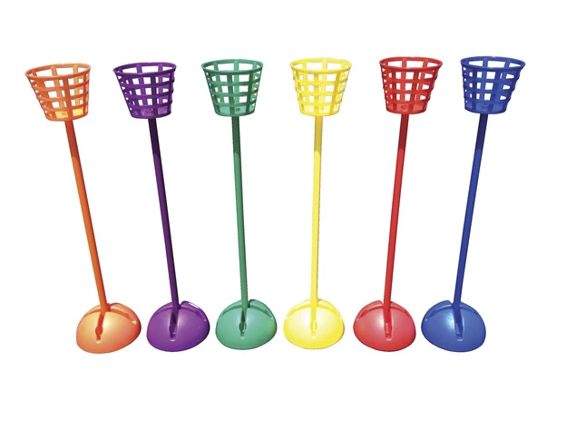 Pull Buoy Pull-Buoy Multi-Dome BasketToss, Set Of 6 Baskets And 6 Poles