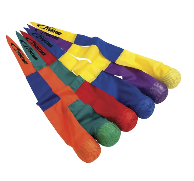 Sportime Catch Tail Foam Balls, 36 Inches, Assorted Colors, Set Of 6 1 Sportime Catch Tail Foam Balls, 36 Inches, Assorted Colors, Set Of 6
