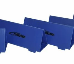 Sportime Foldable Training Hurdles, 7-7/8 Inches, Blue, Set Of 5
