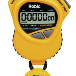 Robic 1000W Dual Stopwatch, Yellow