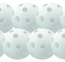Champion Sports Plastic Softball Set, White, Set Of 12