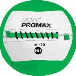 Champion Sports Rhino Skin Promax Medicine Ball, 10 Pounds, Green