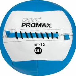 Champion Sports Rhino Skin Promax Medicine Ball, 12 Pounds, Blue