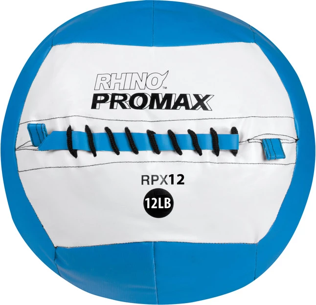 Champion Sports Rhino Skin Promax Medicine Ball, 12 Pounds, Blue