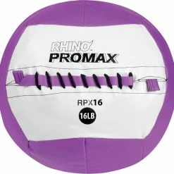 Champion Sports Rhino Skin Promax Medicine Ball, 16 Pounds, Purple