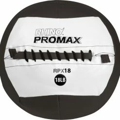 Champion Sports Rhino Skin Promax Medicine Ball, 18 Pounds, Black
