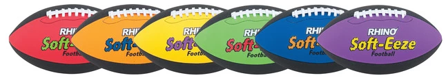 Champion Sports Champion Rhino Skin Soft EEZE Footballs, Set Of 6