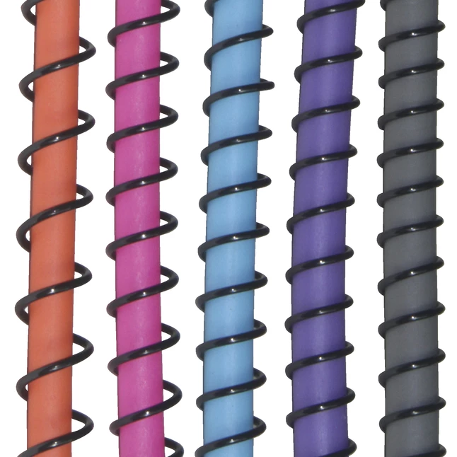 Aeromat Elite EX-Core Medium Fitness Tube With Soft Foam Grip, Foam, Light Blue