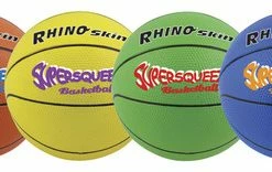 Champion Rhino Skin Super Squeeze Basketballs, Set Of 6 Colors