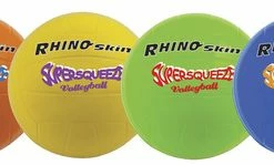 Champion Rhino Skin Super Squeeze Volleyball, Set Of 6 Colors